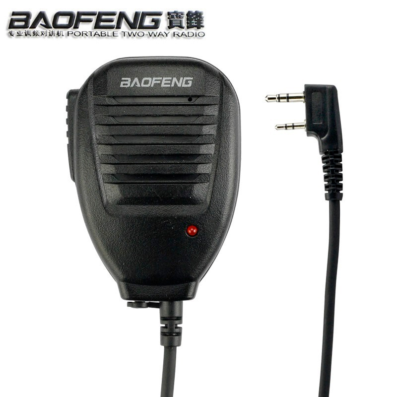100% оригинальная рация BaoFeng, 50 км, микрофон, динамик для Baofeng UV-5R, аксессуары для радиосвязи