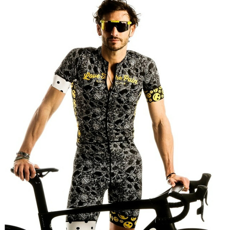 Camicia da Ciclismo Uomo Estivi Maglia da MTB Team PRO 