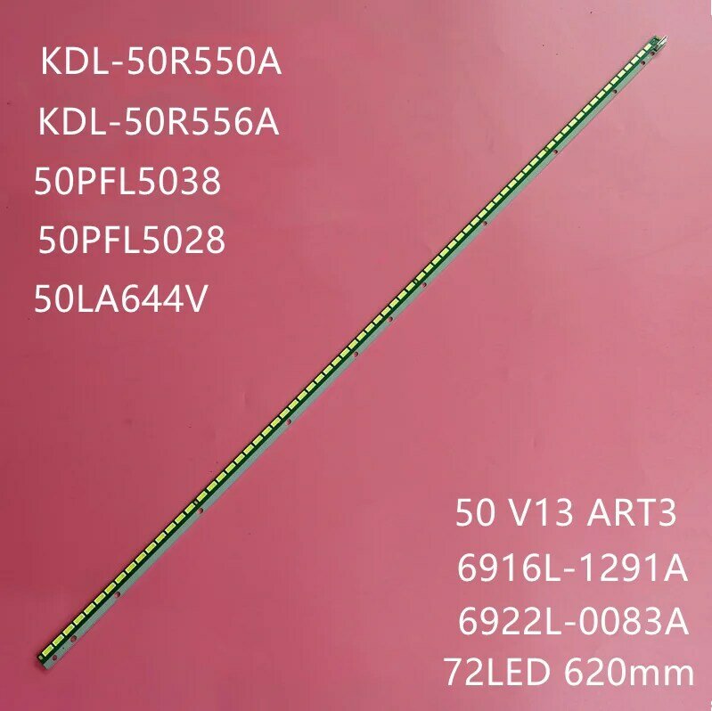 Lampu Latar LED Strip untuk Sony KDL-50R550A KDL-50R556A Philips 50pfl5038t 50PFL5028 LC500EUD FF F3 6922L-0083A 6916L1291A