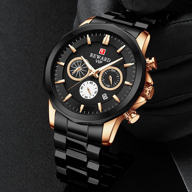 รางวัล Casual Hardlex นาฬิกากระจกสำหรับ Unisex Multi-Layer การออกแบบพื้นผิวกันน้ำควอตซ์ชายนาฬิกาข้อมือ Luminous,