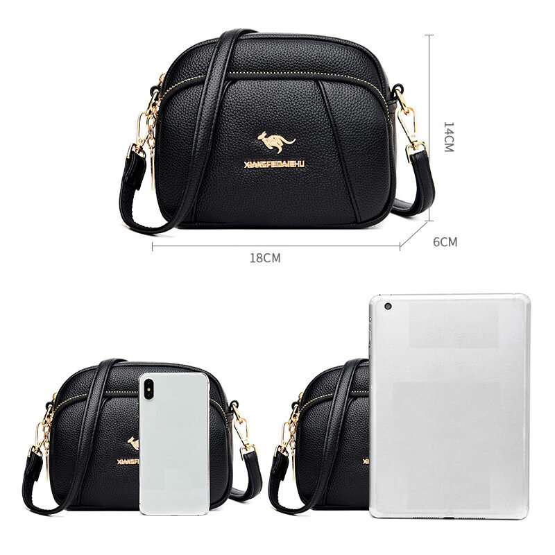 OLSITTI แฟชั่น Casual กระเป๋าไหล่กระเป๋าผู้หญิง2021ใหม่คุณภาพสูง Pu หนังกระเป๋า Messenger ขนาดเล็ก Sac A หลัก