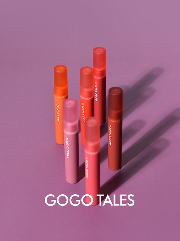 Gogo Tales Velvet Matte Lip Tint brow แวมไพร์สีแดงพุทราเชอร์รี่สีติดทนนานลิปสติก BN224