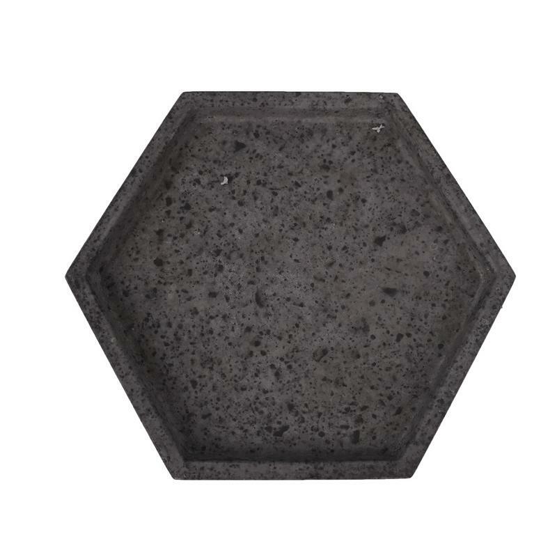Molde De Silicona con forma hexagonal para hormigón, maceta De cemento De diseño, decoración del hogar, para palés