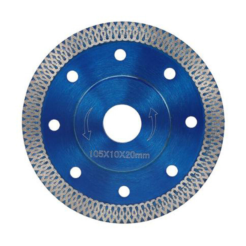 Sierra de diamante de cerámica, cortadora de azulejos, 105/115/125mm, potencia de piezas de equipo azul