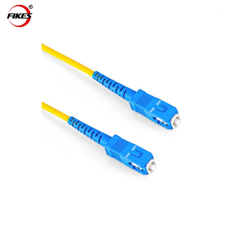 SC-UPC único modo, cabo de remendo da fibra, 0.9mm, opções de 1-20 medidores, fábrica vende diretamente