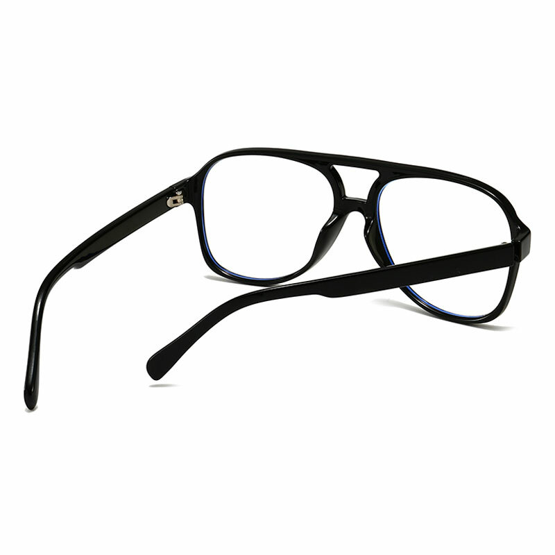 نظارات كلاسيكية بضوء أزرق طراز عام 2021 للرجال والنساء باللون الأسود غير اللامع بعدسات مضادة للأشعة للجنسين نظارات ألعاب نظارات ديكور