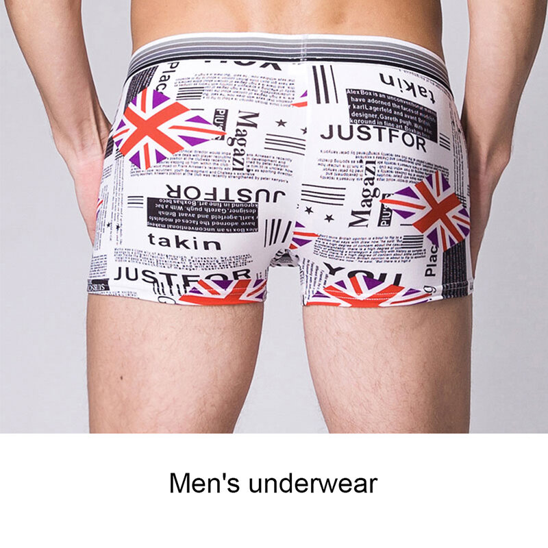 Men's Boxer Male Underwear Breathable Underpants Pure Men Panties Shorts Boxer Shorts Cotton Solid Cuecas Geometric Underwear