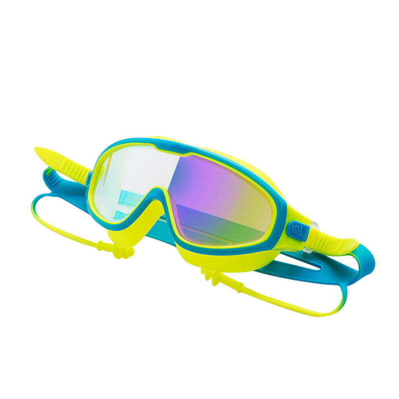 Novos óculos de natação anti-nevoeiro nadar eyewear silicone óculos de natação óculos de mergulho à prova dwaterproof água com tampões de ouvido