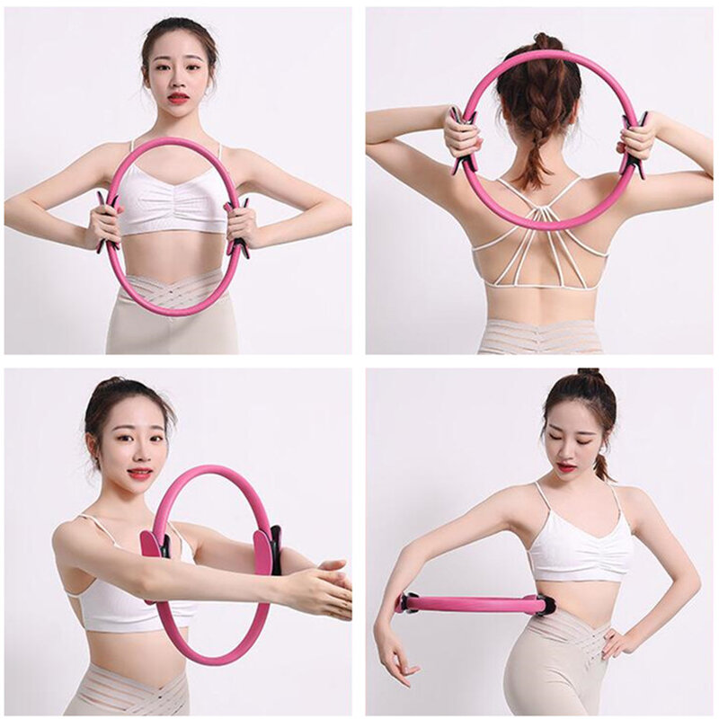 Yoga Pilates Ring And Resistance Band Magic Wrap Slimming Body Building Training Ring Women Fitness Accesoorie Pilates Circle
