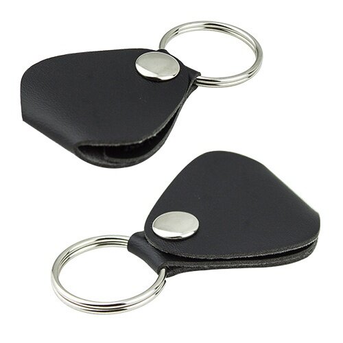 Pu Leather Key Chain Guitar Picks Holder Keychain Plectrums Bag Case Supplies Outdoor
