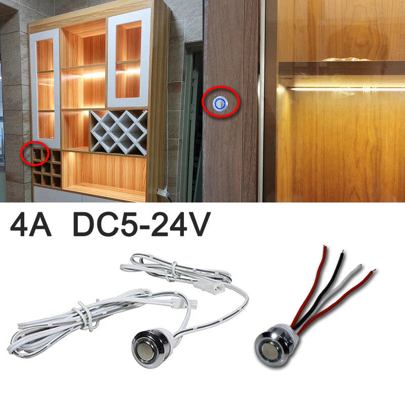 Dc5v 12v 24v interruptor de controle do sensor de toque para a luz de tira conduzida iluminação do armário de parede e lâmpada de mesa