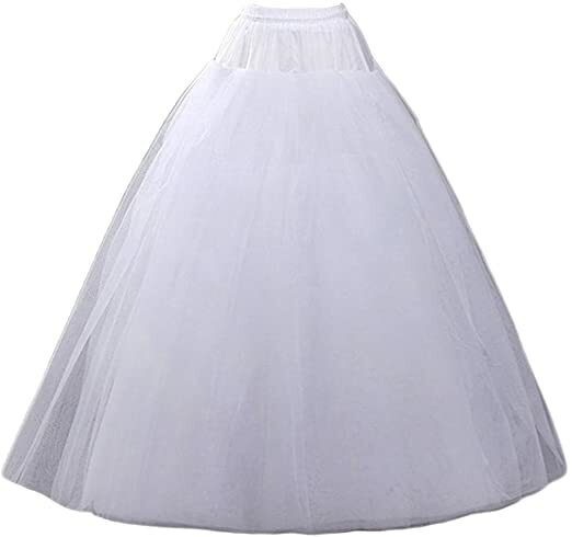 Último de el nuevo estilo de línea Hoopless enaguas Crinoline bajo la falda se desliza accesorios de la boda