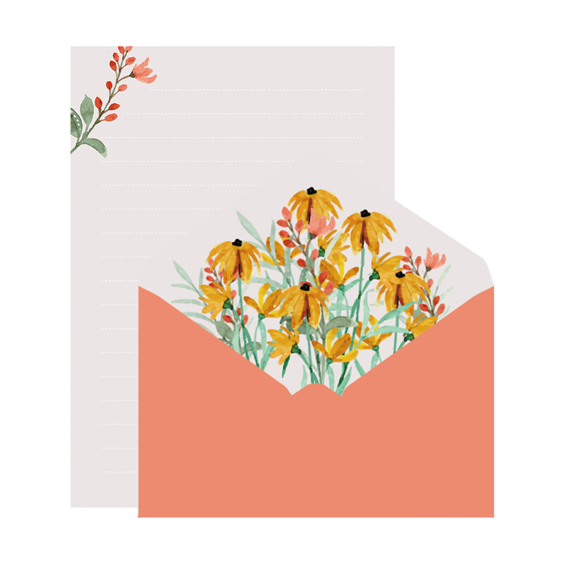 Enveloppes en papier multifonctions 114x161mm, lot de 10, série Spring bloom, DIY, pour cartes cadeaux, pour fête d'anniversaire, mariage