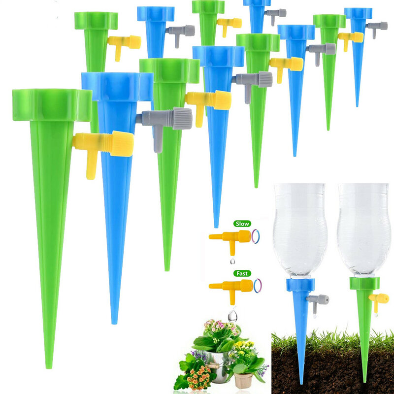 Sistema de riego por goteo automático, herramientas de bebedero automático, Kits de puntas de goteo para jardín, plantas y flores, 24/18/15/12 Uds.