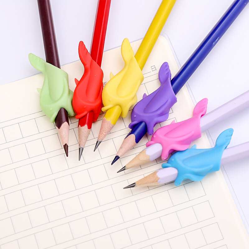 10 pces aprendizagem parceiro crianças estudantes papelaria lápis segurando pracise dispositivo para corrigir caneta posturas aperto