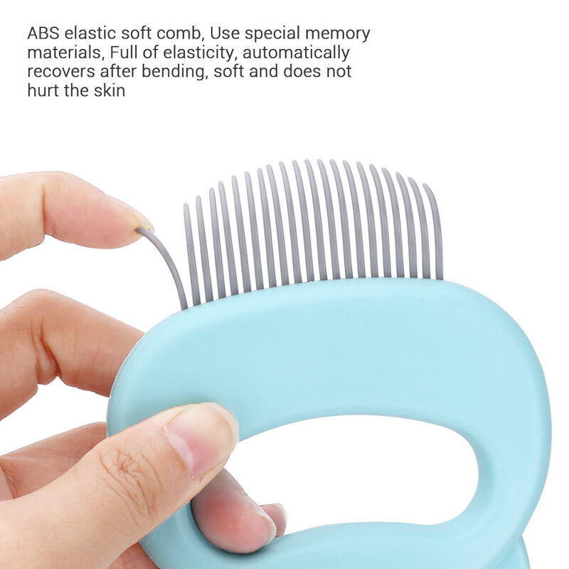 Pet Massage Comb For Cats Shell Shaped Dog Grooming Accessories Hair Remover Brush To Remove Loose Hairs Pet Cleaning Supplies