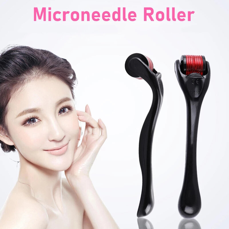 540 Derma Roller Micro เข็ม0.2/0.25/0.3มม.ความยาว Titanium Dermoroller Microniddle Roller สำหรับ Face Care body Treatment