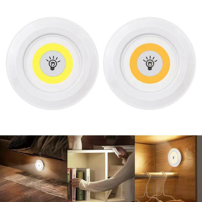 クローゼット用の超高輝度LEDライト,3W,家具用の超高輝度コブランプ,ワイヤレスリモコン付き,調光可能なワードローブ照明