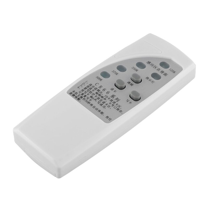 Copiadora de tarjetas de identificación RFID, 125/250/375/500KHz CR66 RFID, programador de escaneo, escritor duplicador con indicador de luz