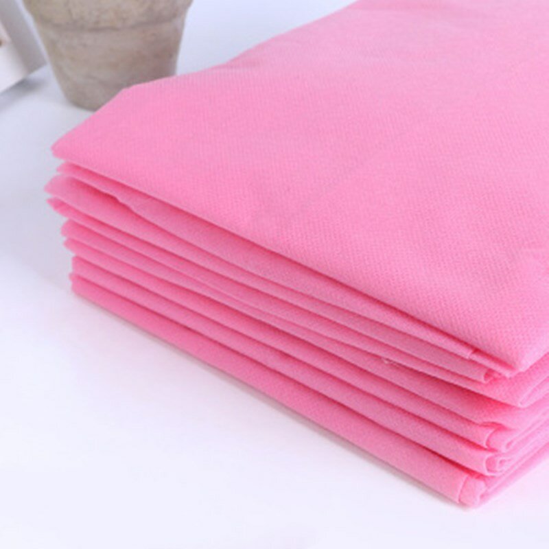 50 개/대 일회용 목욕 스커트 핑크 부직포 일회용 스파 드레스 얇은 통기성 땀 감싸 인 가슴 여성용 한 사이즈 제품