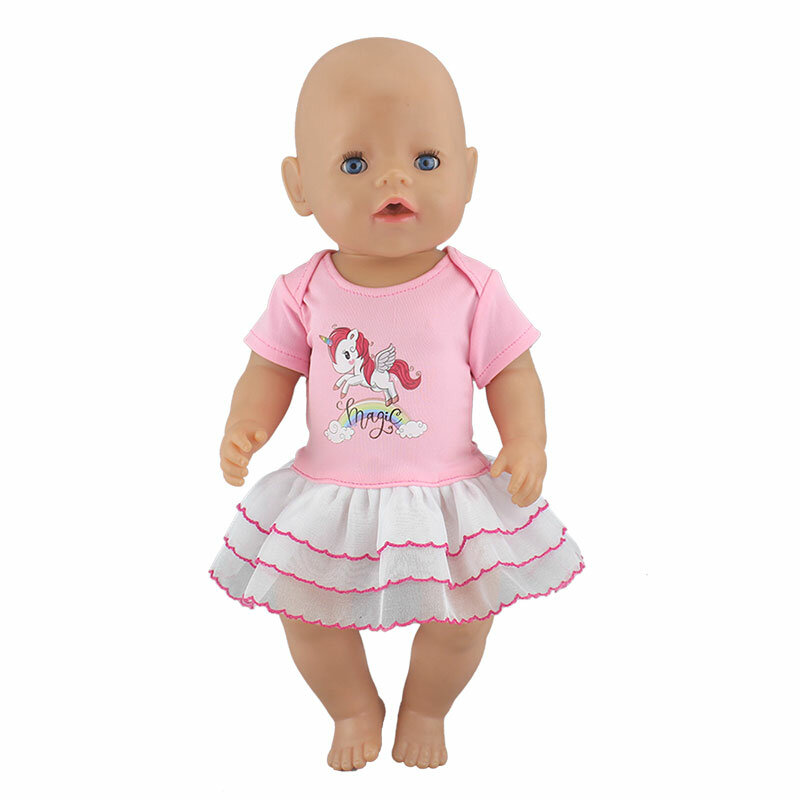 人形の服,スポーツドレス,赤ちゃんの人形の服,誕生日プレゼント,17インチ,43cm,新しいコレクション