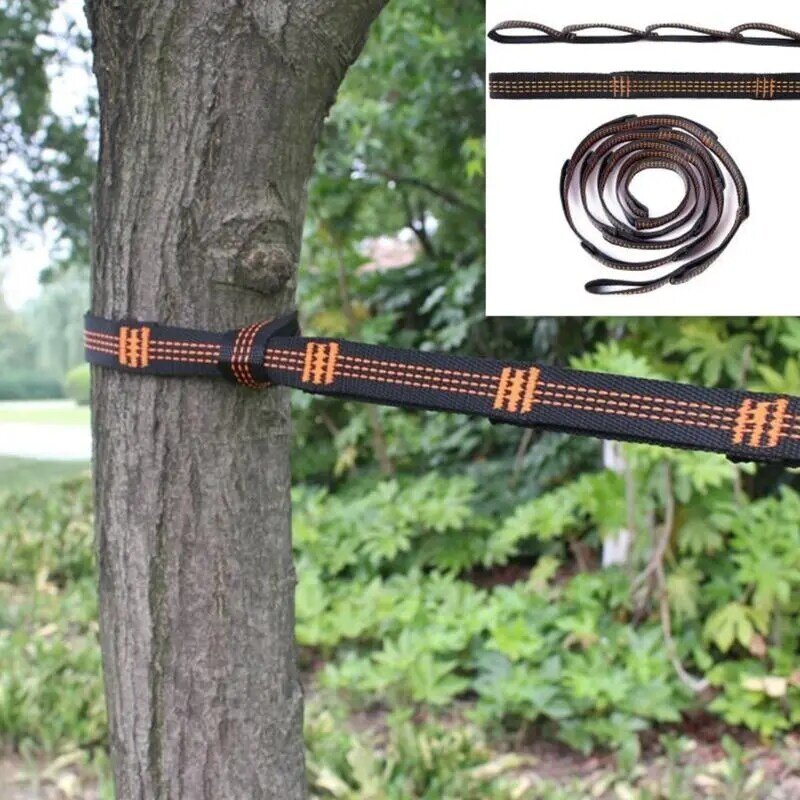 Fita de rede ajustável para suspensão em árvore, corda aérea para escalada, yoga, cinto de rede, alta qualidade e nova marca, 1 peça