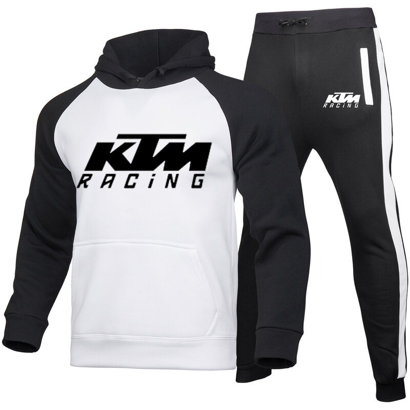 Traje de carreras KTM para hombre, ropa deportiva de algodón para correr, secado rápido, talla grande, gimnasio, 2021