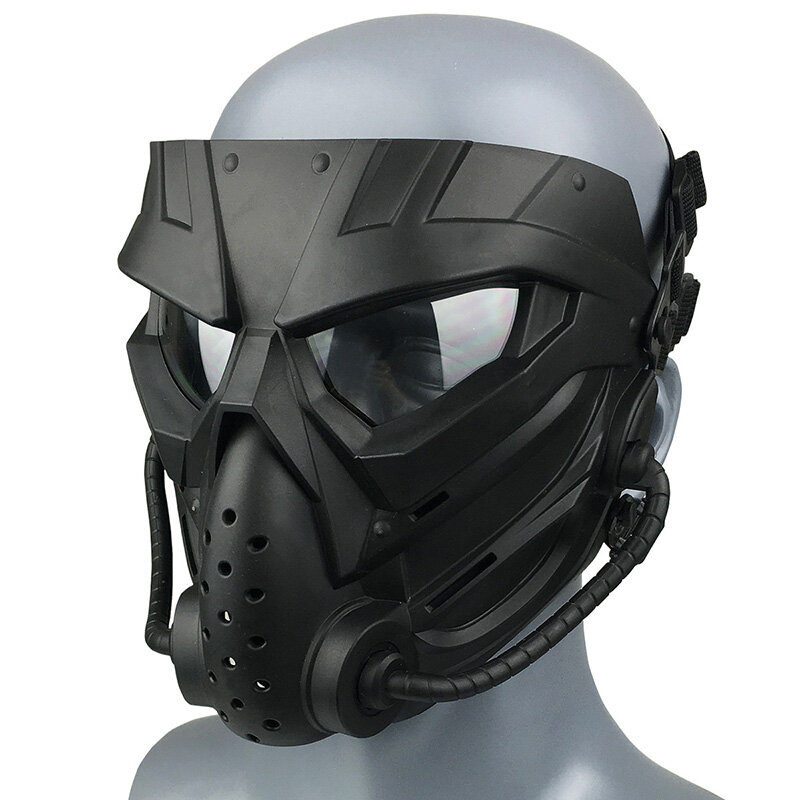 Мотоциклетная маска на шлем для езды на мотоцикле, защитная маска, ветрозащитный шлем с открытым лицом, головной убор, шлем