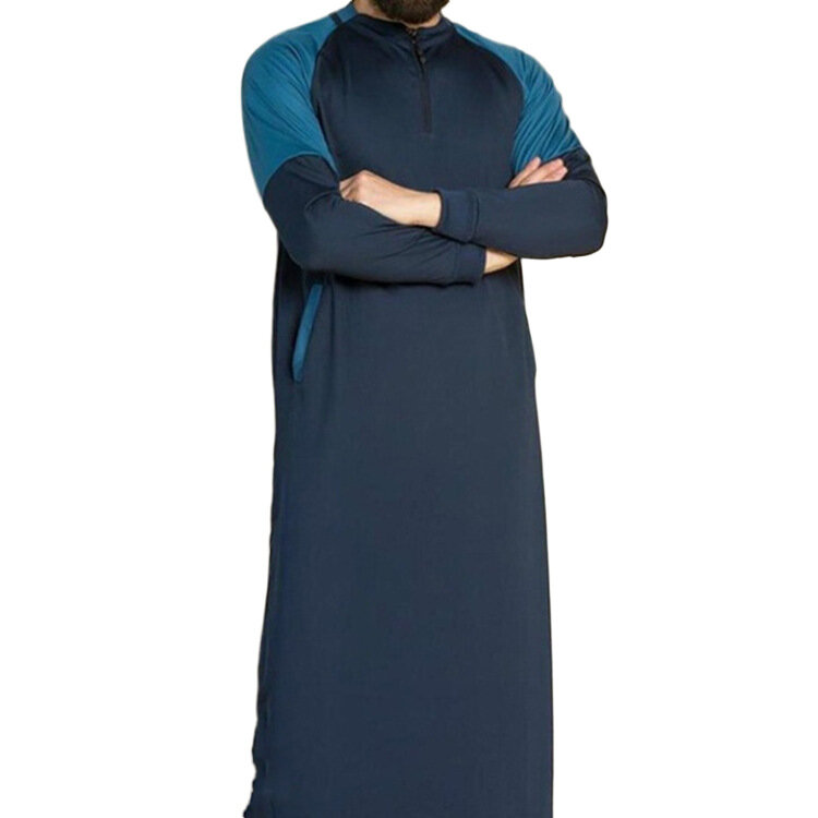 Robe longue pour hommes, tenue musulmane du moyen-orient pour Ramadan, Europe et états-unis, 2021
