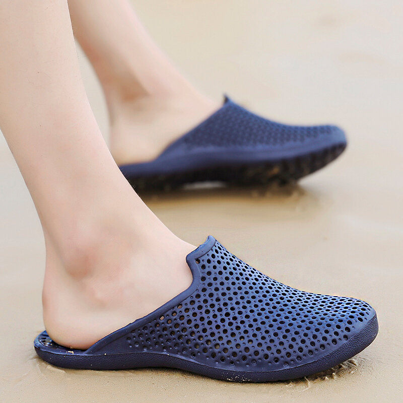 Męskie buty przyjazd letnie japonki męskie wysokiej jakości plażowe sandały antypoślizgowe Zapatos Hombre obuwie hurtowe 41