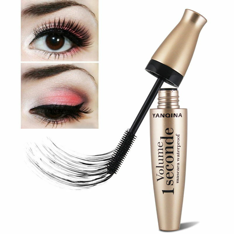 4D Silk Fiber Lash Mascara Waterproof Long Lasting Eyelash Black Mascara Thicken Lengthen Curling Mascara Makeup Cosmetics TSLM1