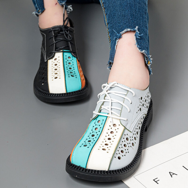 레이스 업 여성 신발 플러스 사이즈 슬립온, 새로운 디자인 2021