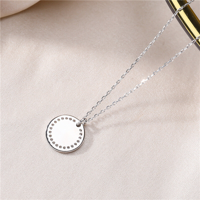 Sodrov English Letter  Dream Come Ture Pendant Necklace Sterling Silver Necklaces 925 for Women