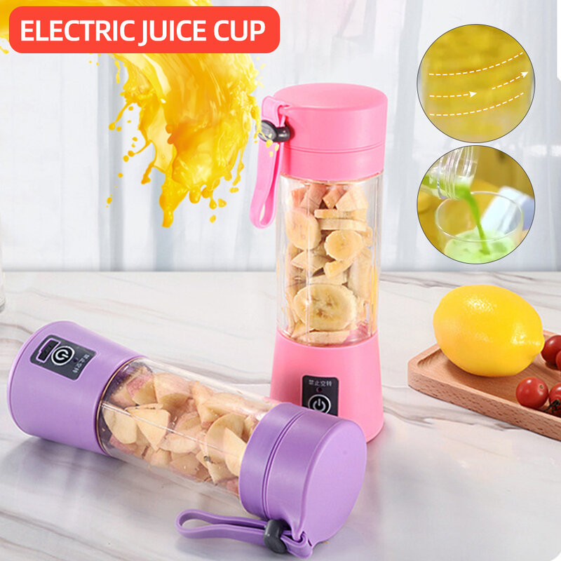 Draagbare Mixer Usb Elektrische Fruit Juicer Handheld Smoothie Maker Blender Roeren Oplaadbare Mini Keukenmachine Sap Cup