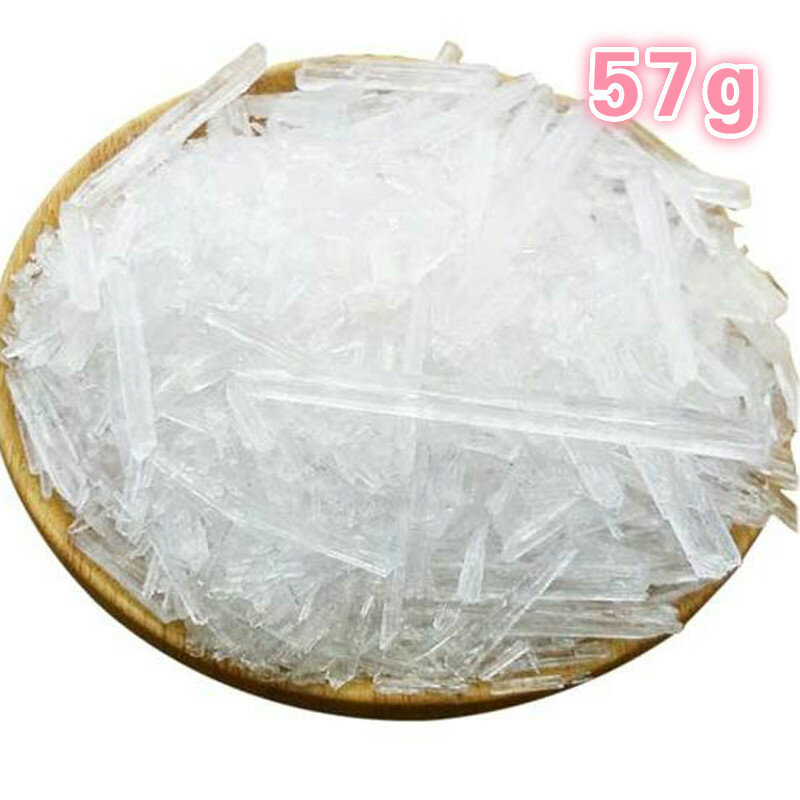 Cristal sólido natural do metanol do mentol 57g, aditivo cosmético, refrigerando, mentol apropriado para a pele sensível