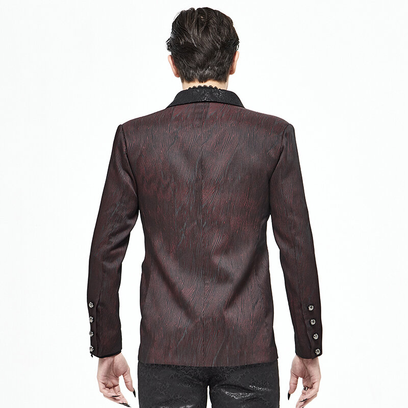 Business Style Luxury Men's Suit Jacket Dark Pattern Elegant Business People Spring And Autumn Suit Jacket