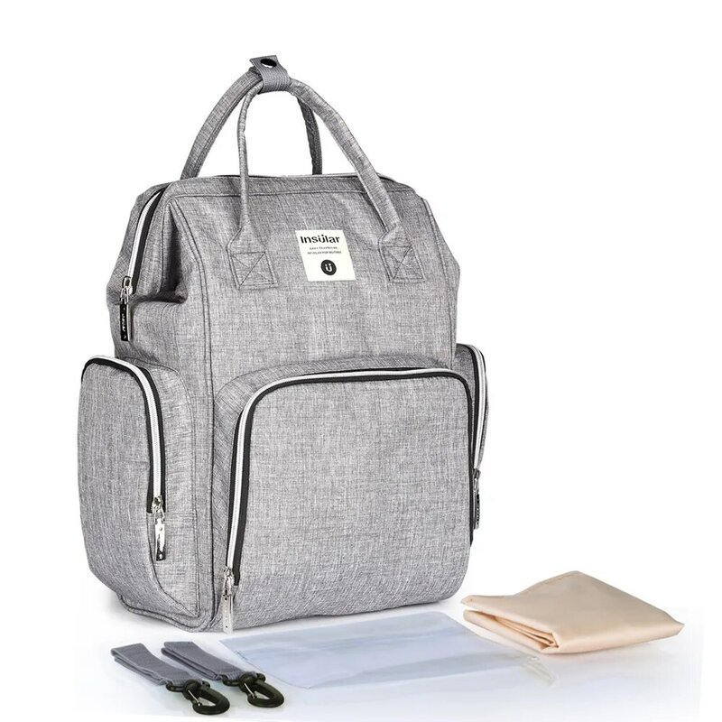 5 шт./компл., органайзер для подгузников, дизайнерская Вместительная дорожная сумка для мам, сумка для детского питания