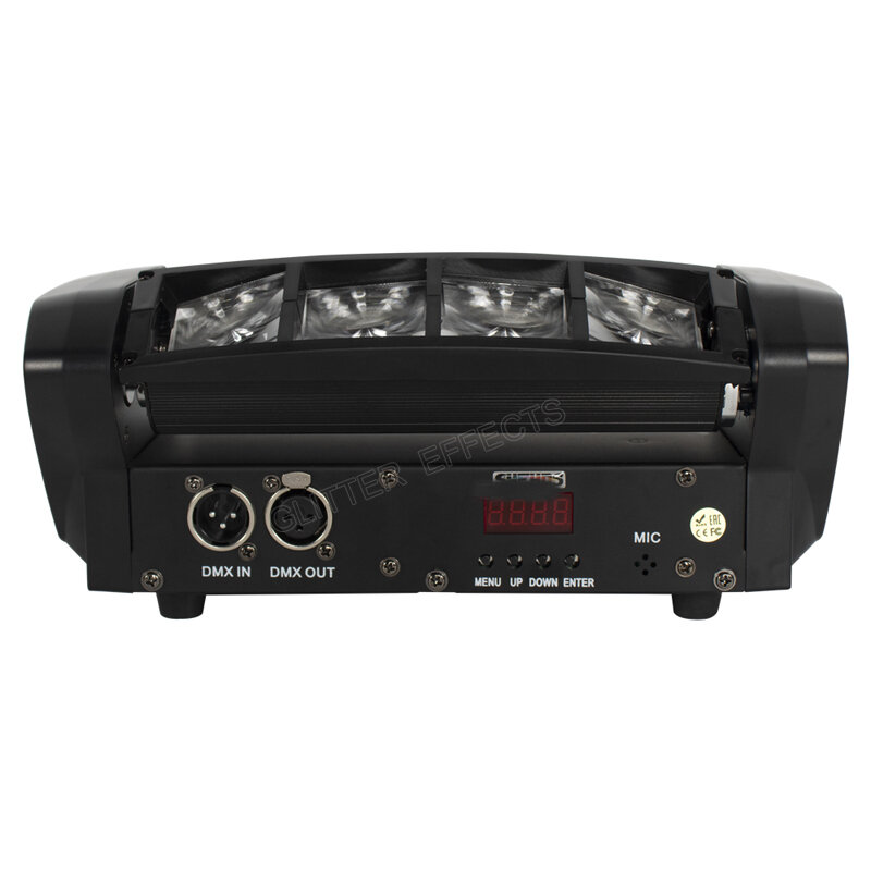 Beruf Bühne Wirkung Ausrüstung Mini LED Spinne 8 × 6W RGBW Moving Head Beleuchtung DMX Dj Party Nachtclub Licht