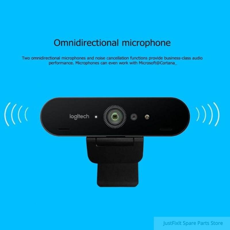 Logitech-cámara web C1000e 4K HD Original, para videoconferencia, grabación en Streaming, periféricos de ordenador