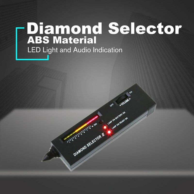 다이아몬드 보석 테스터 펜 휴대용 보석 선택기 도구 LED 표시기 정확하고 신뢰할 수있는 보석 테스트 도구