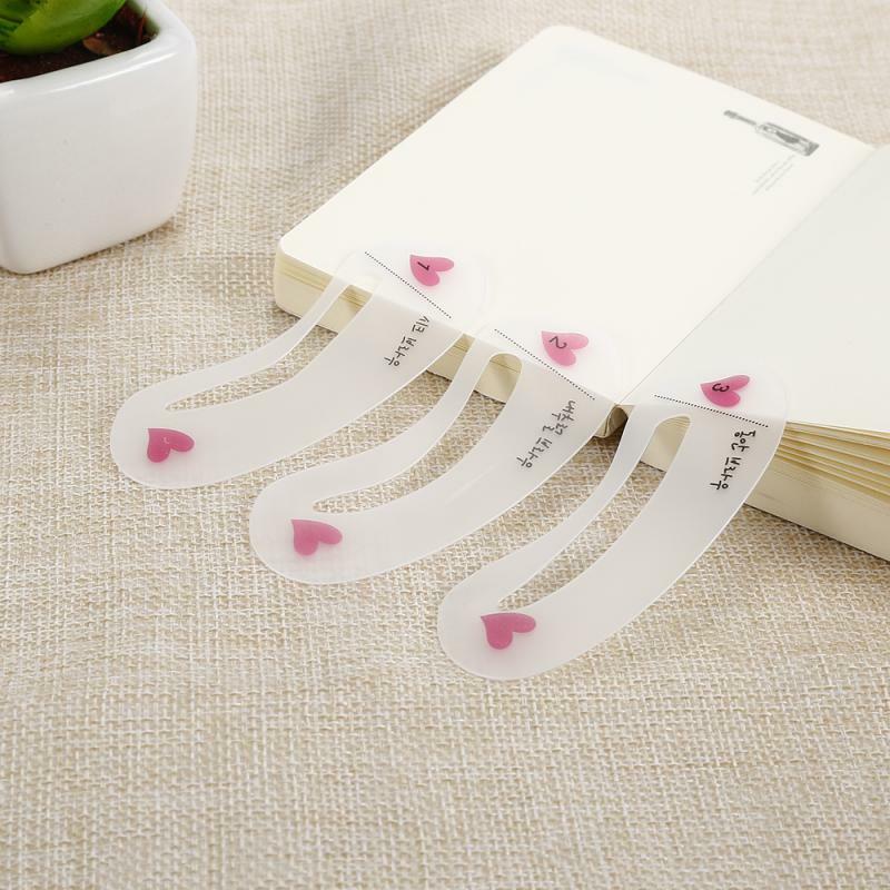 3 Styles Eyebrow Stencils Drawing Gguide Card Professional Eyebrow Template DIY Makeup Eyebrow Beauty Tools for Women Eyebrow
