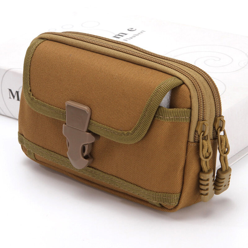 Men's Waist bag 6.5 Inch Mobile Phone Pockets Waterproof Travel Camping Waist Bags Middle-Aged Old People Wear Belts Pockets