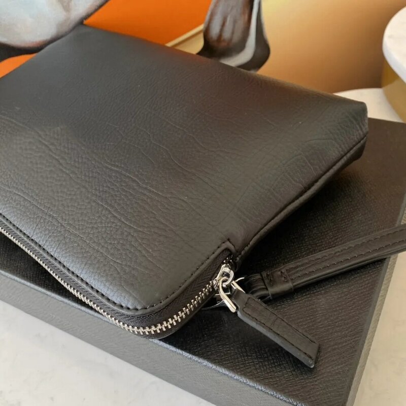 2021 new men's leather business mobile phone coin clutch29cm