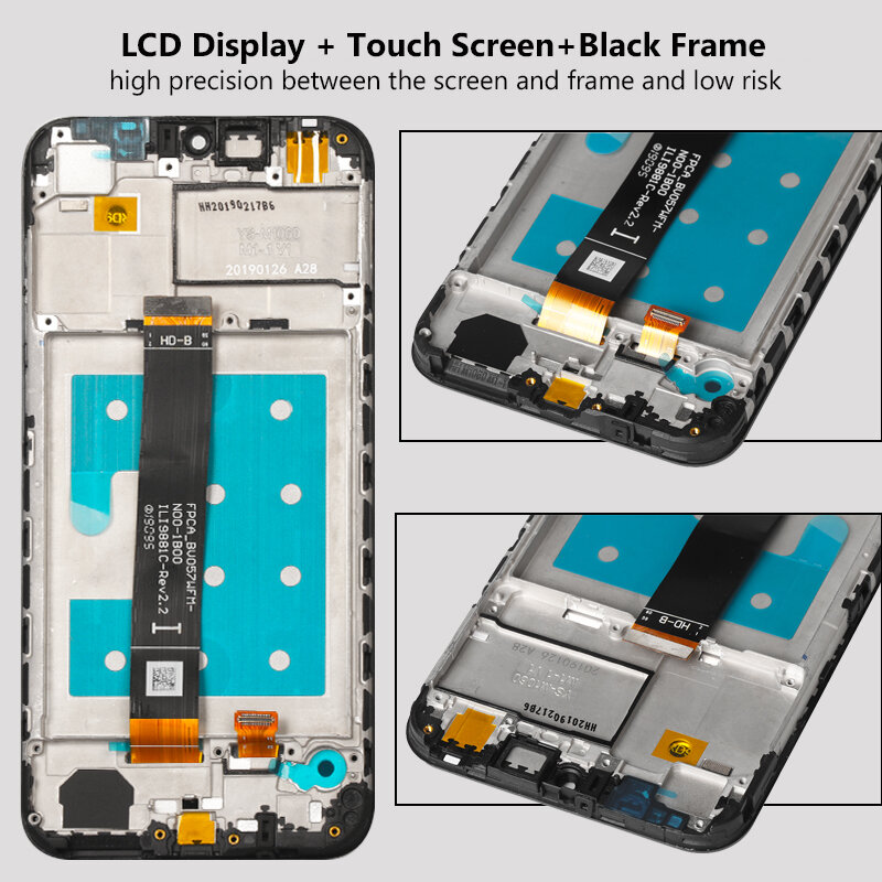 화웨이 명예 8S 2019 LCD 디스플레이 터치 스크린 디지타이저 어셈블리 교체 디스플레이 명예 8S 2020 화면