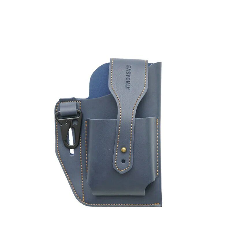 1PC New Outdoor Sports Running Mobile Phone Waist Bag Multifunctional PU Belt Waist Bag Small Leather Belt Bag  Fanny Packs