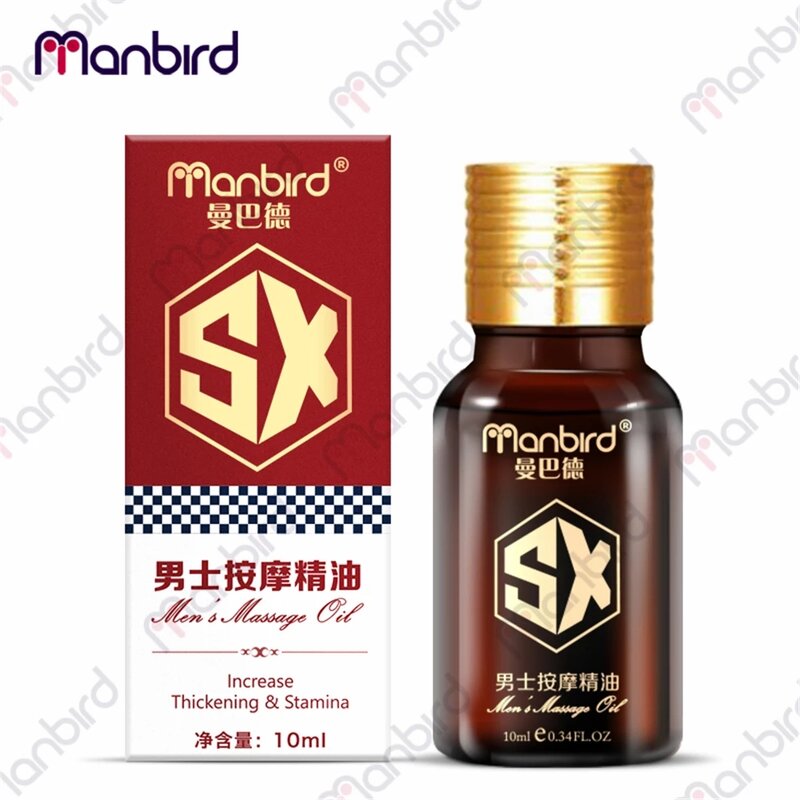 Manbird SX масло для увеличения пениса для мужчин большая помощь мужской потенции задержка роста пениса Масло Для Увеличения Полового Члена