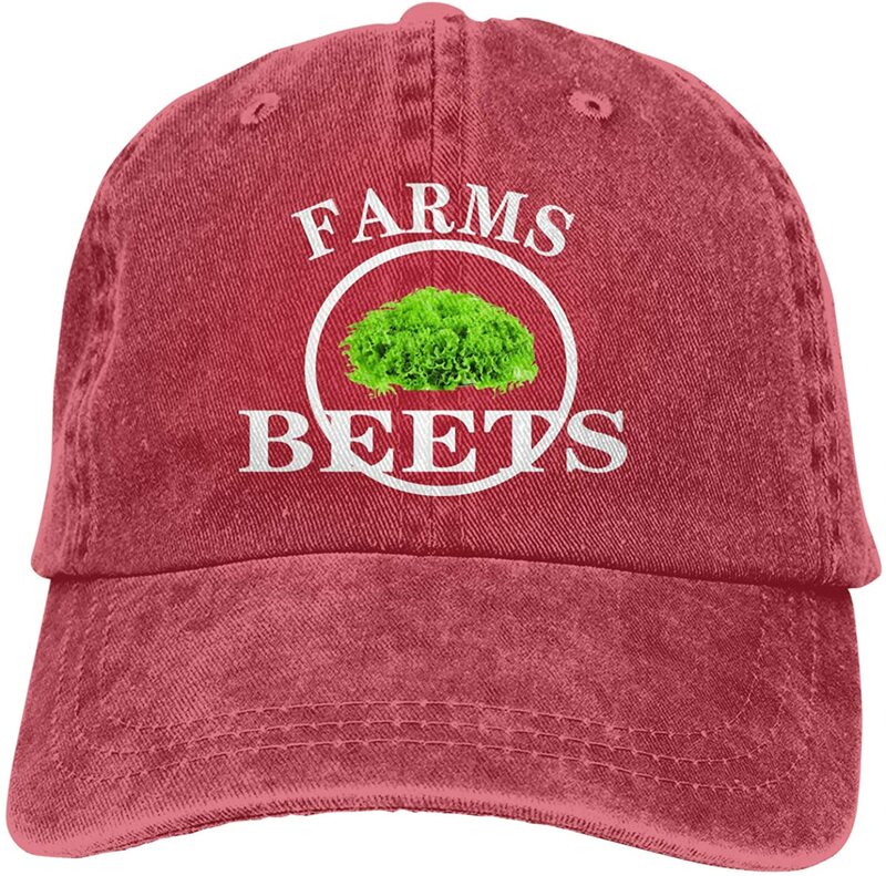 Farms Beets Sports Denim Cap Adjustable Unisex Plain Baseball Cowboy Snapback Hat