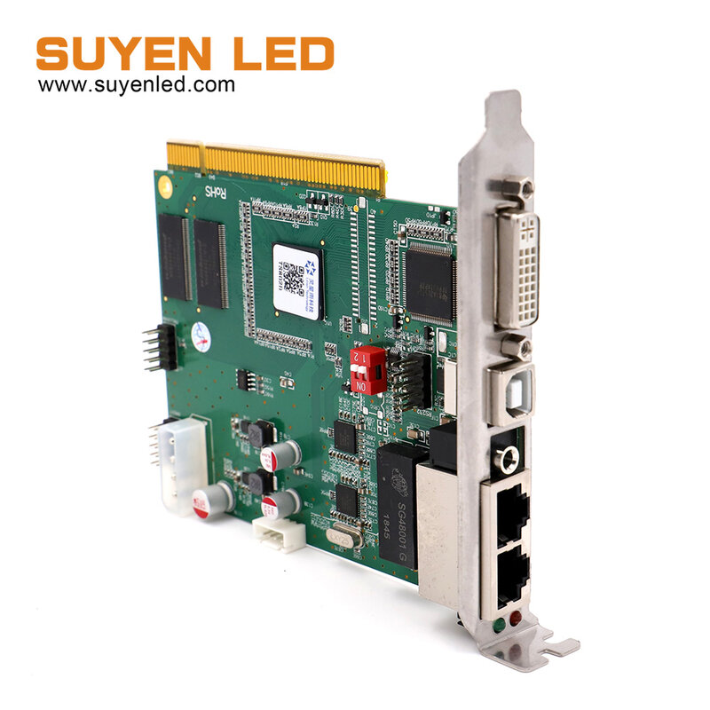 Najlepsza cena LINSN kolorowy synchroniczny TS801D TS802 wyświetlacz LED karta wysyłająca TS802D