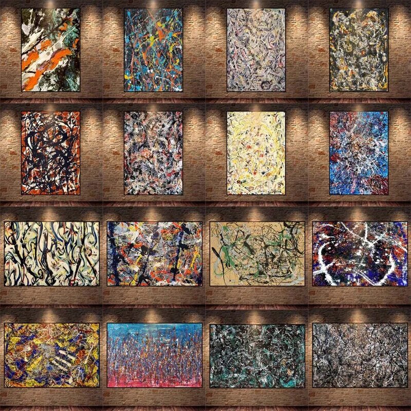 Nordic Abstracte Kunst Canvas Schilderij Mode Graffiti Poster Kantoor Muurschildering Woonkamer Slaapkamer Home Decoratie Muurschildering