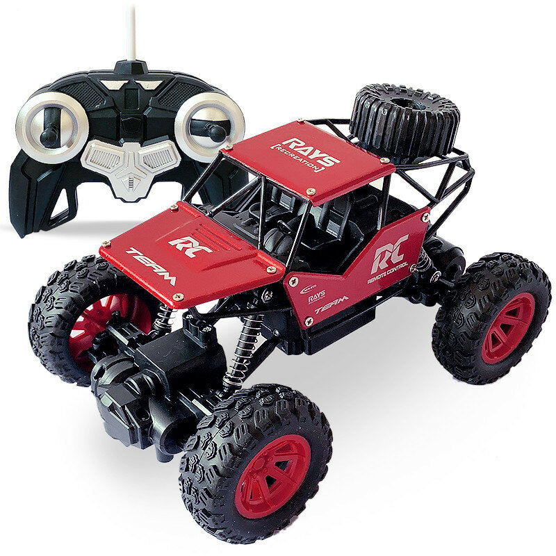 Alloy climbing car, charging remote control car, electric remote control off-road vehicle, remote control car children's toy car